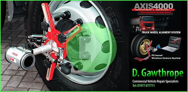 wheel alignment for HGVs and commercial vehicles