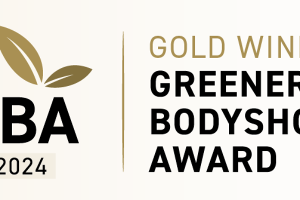 Gold winner greener bodyshop award 2024